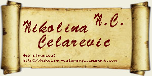 Nikolina Čelarević vizit kartica